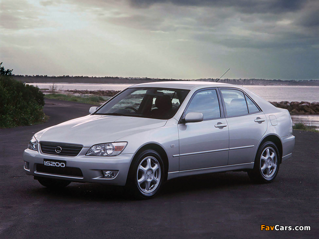 Images of Lexus IS 200 AU-spec (XE10) 1999–2005 (640 x 480)