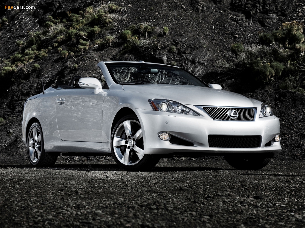 Images of Lexus IS 350C (XE20) 2009–10 (1024 x 768)