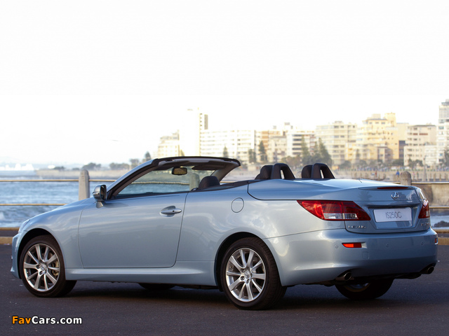 Images of Lexus IS 250C ZA-spec (XE20) 2009–11 (640 x 480)