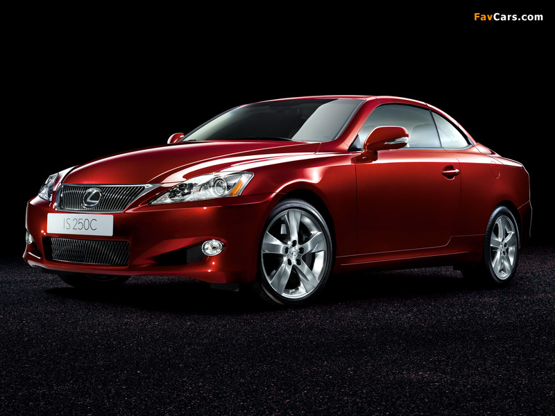 Images of Lexus IS 250C EU-spec (XE20) 2009–10 (800 x 600)