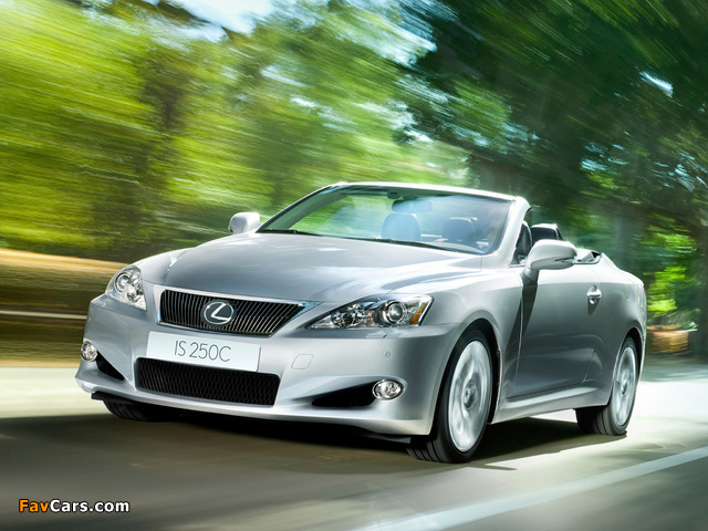 Images of Lexus IS 250C EU-spec (XE20) 2009–10 (640 x 480)