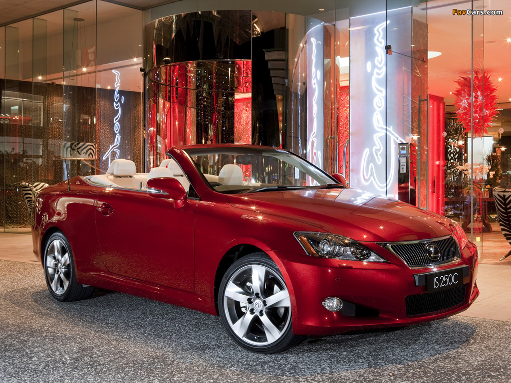 Images of Lexus IS 250C AU-spec (XE20) 2010–11 (1024 x 768)