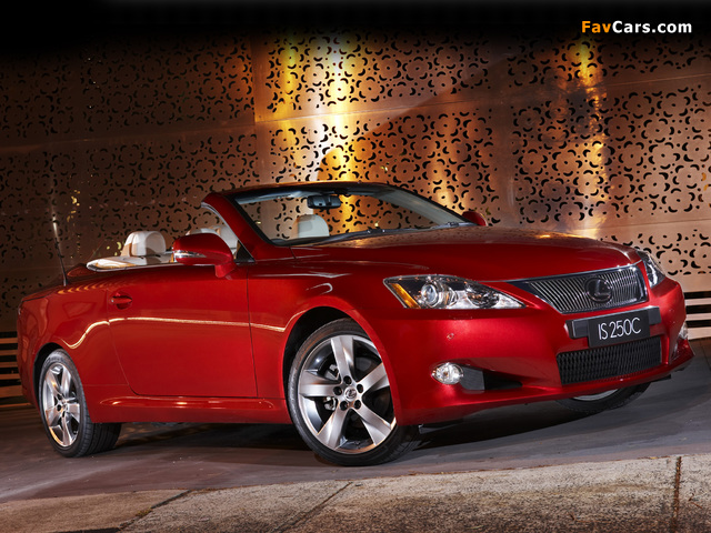 Images of Lexus IS 250C AU-spec (XE20) 2010–11 (640 x 480)