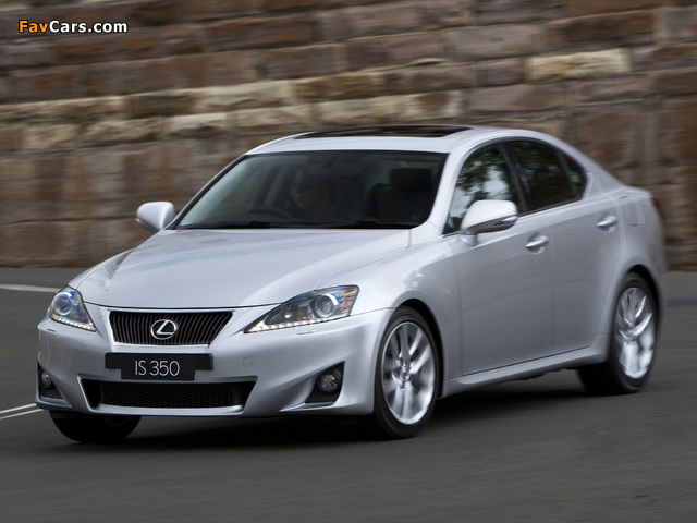 Images of Lexus IS 350 AU-spec (XE20) 2010–13 (640 x 480)