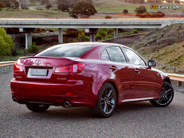 Images of Lexus IS 350 F-Sport AU-spec (XE20) 2010–13 (640 x 480)