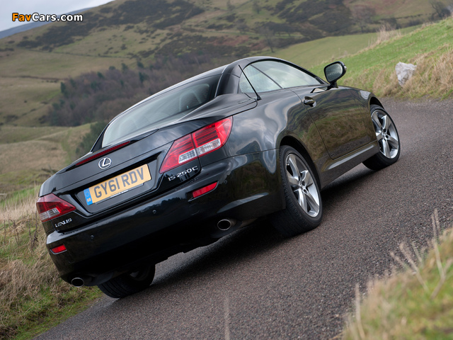 Images of Lexus IS 250C UK-spec (XE20) 2011 (640 x 480)