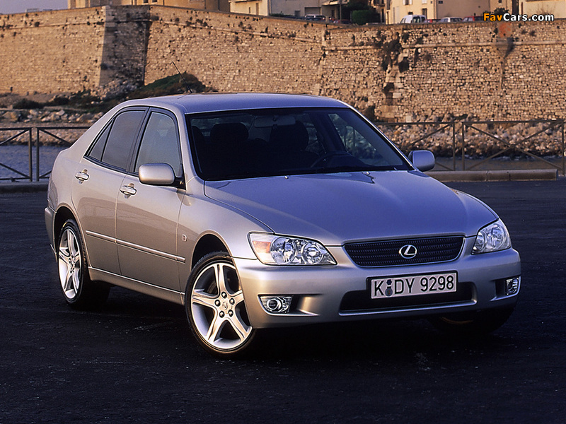 Lexus IS 200 EU-spec (XE10) 1999–2005 images (800 x 600)