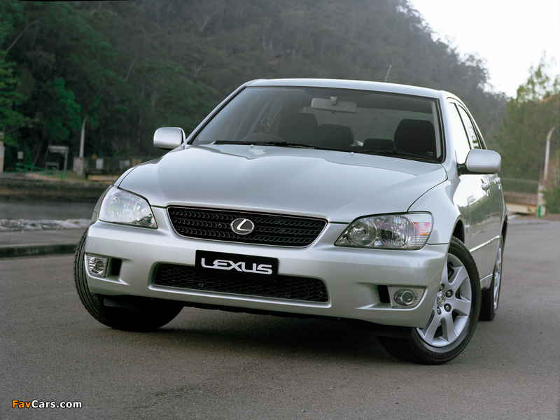 Lexus IS 200 AU-spec (XE10) 1999–2005 photos (800 x 600)
