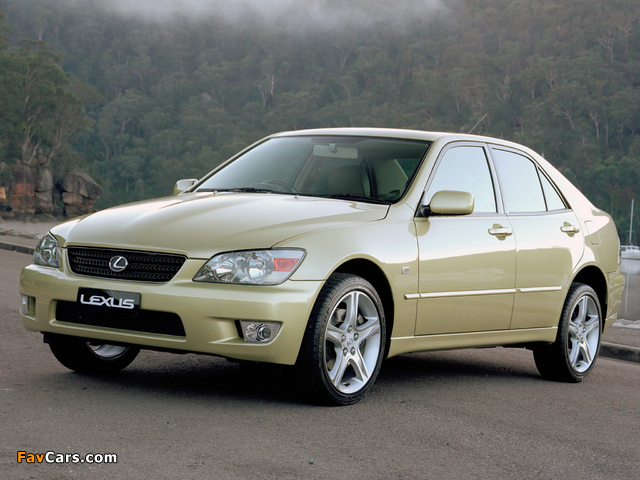 Lexus IS 200 AU-spec (XE10) 1999–2005 wallpapers (640 x 480)