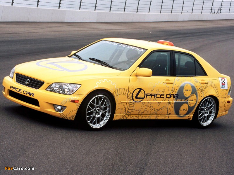Lexus IS 300 Pace Car (XE10) 2000 wallpapers (800 x 600)