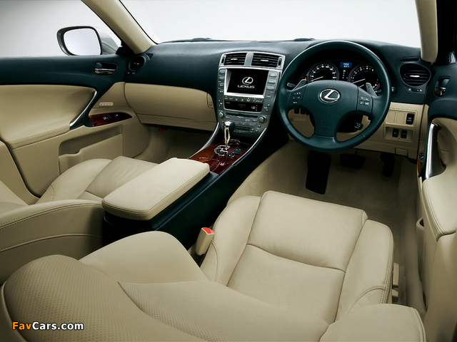 Lexus IS 350 JP-spec (XE20) 2005–08 images (640 x 480)