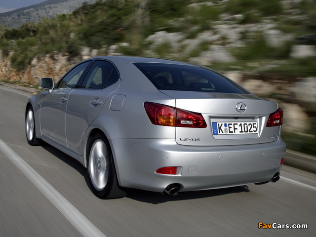 Lexus IS 250 EU-spec (XE20) 2005–08 images (640 x 480)