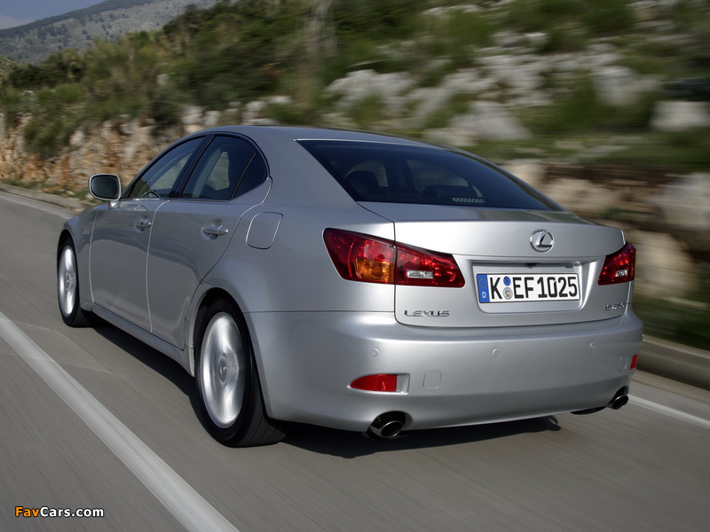 Lexus IS 250 EU-spec (XE20) 2005–08 images (800 x 600)