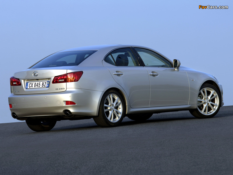 Lexus IS 250 EU-spec (XE20) 2005–08 images (800 x 600)