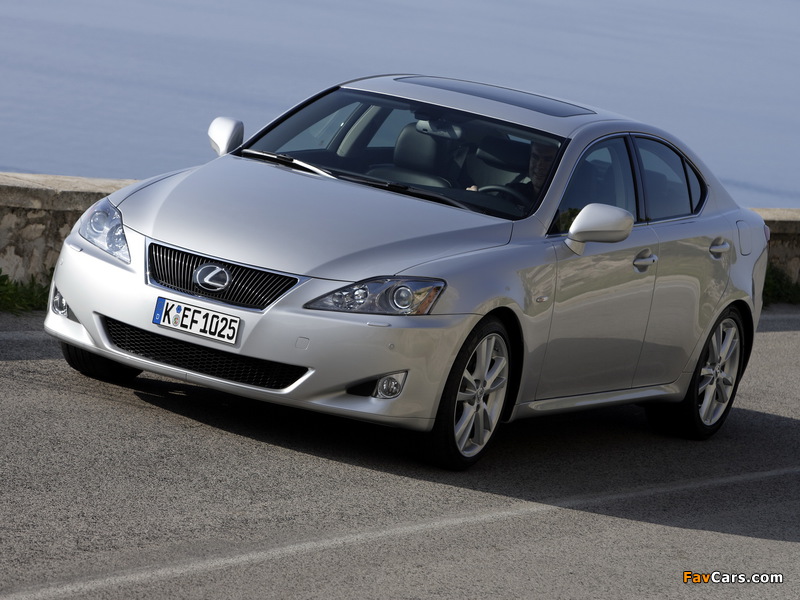 Lexus IS 250 EU-spec (XE20) 2005–08 wallpapers (800 x 600)