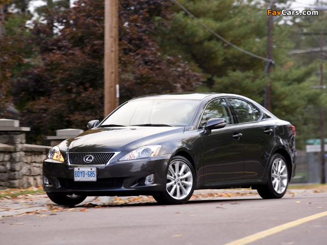 Lexus IS 250 (XE20) 2008–10 images (640 x 480)