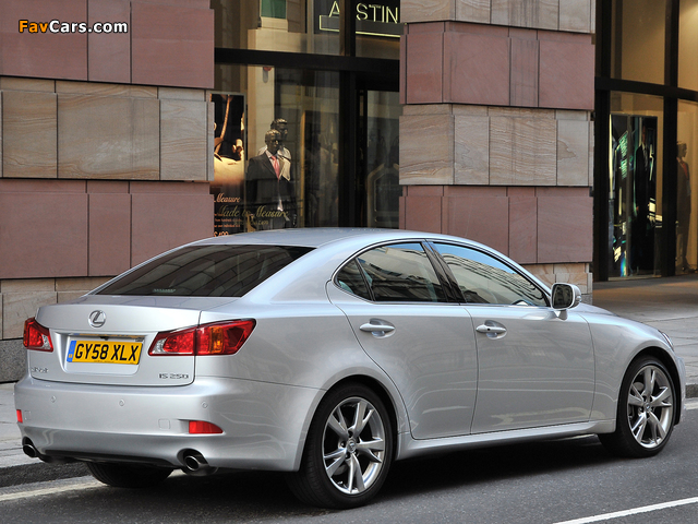 Lexus IS 250 UK-spec (XE20) 2008–10 images (640 x 480)