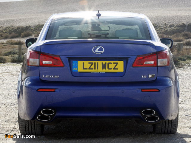 Lexus IS F UK-spec (XE20) 2008–10 images (640 x 480)