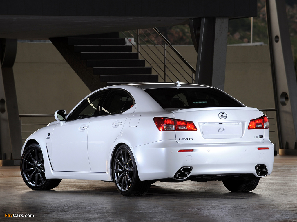 Lexus IS F ZA-spec (XE20) 2008–10 images (1024 x 768)