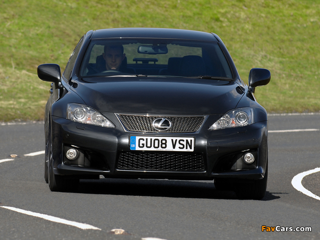 Lexus IS F UK-spec (XE20) 2008–10 photos (640 x 480)