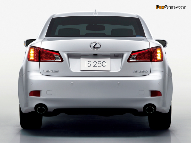 Lexus IS 250 JP-spec (XE20) 2008–10 photos (640 x 480)