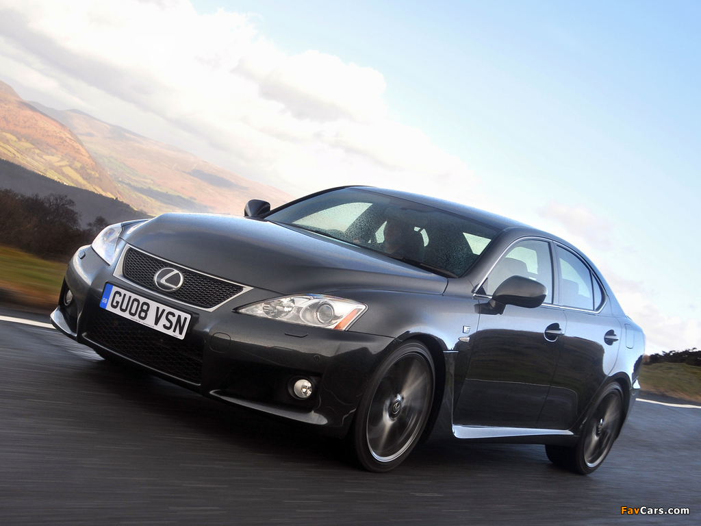 Lexus IS F UK-spec (XE20) 2008–10 photos (1024 x 768)