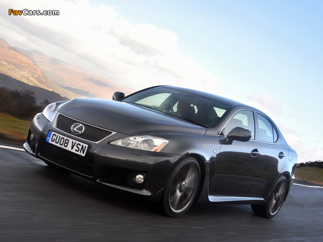 Lexus IS F UK-spec (XE20) 2008–10 photos (640 x 480)