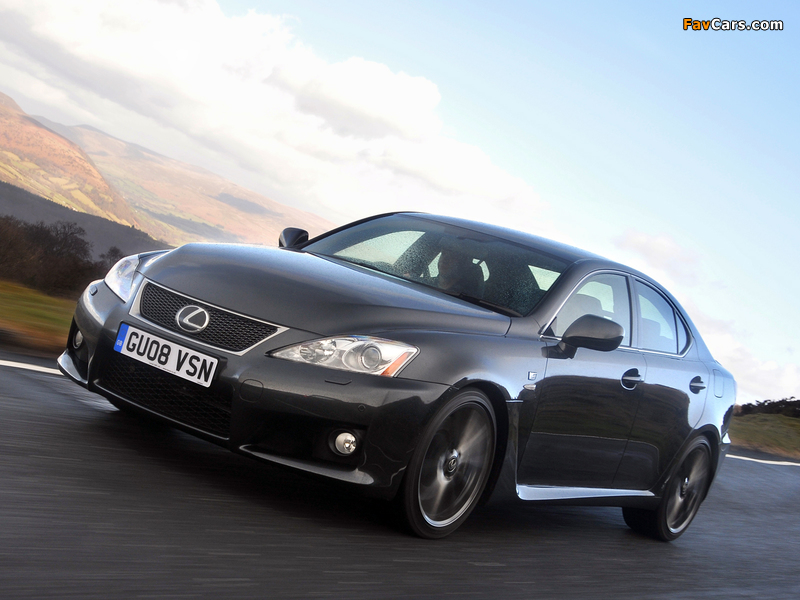 Lexus IS F UK-spec (XE20) 2008–10 photos (800 x 600)