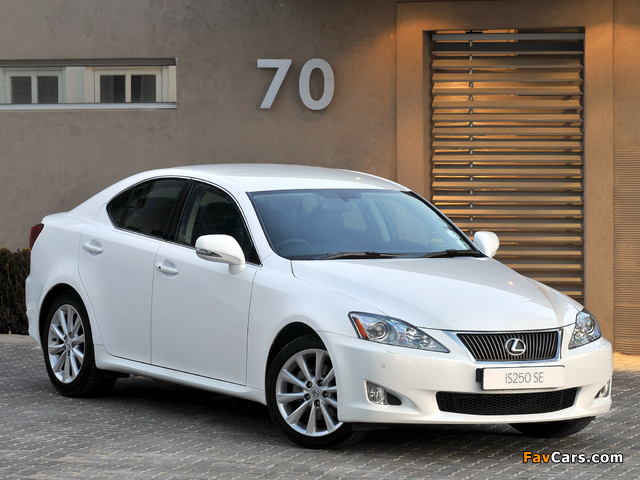 Lexus IS 250 SE ZA-spec (XE20) 2008–10 pictures (640 x 480)