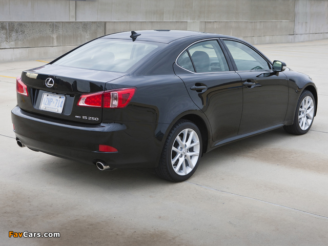 Lexus IS 250 AWD (XE20) 2008–10 pictures (640 x 480)