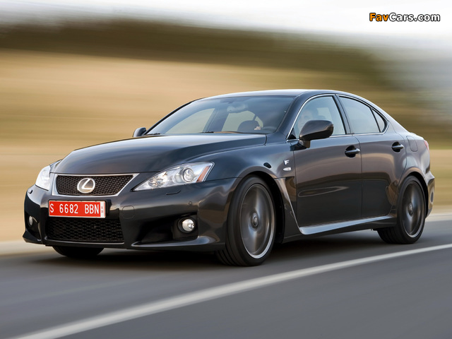 Lexus IS F EU-spec (XE20) 2008–10 pictures (640 x 480)