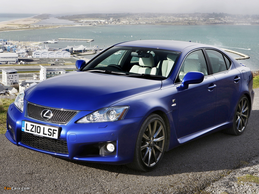 Lexus IS F UK-spec (XE20) 2008–10 wallpapers (1024 x 768)