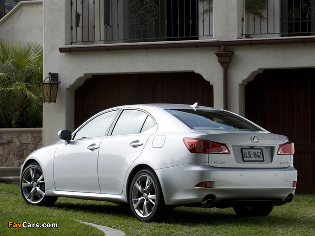 Lexus IS 350 (XE20) 2008–10 wallpapers (640 x 480)