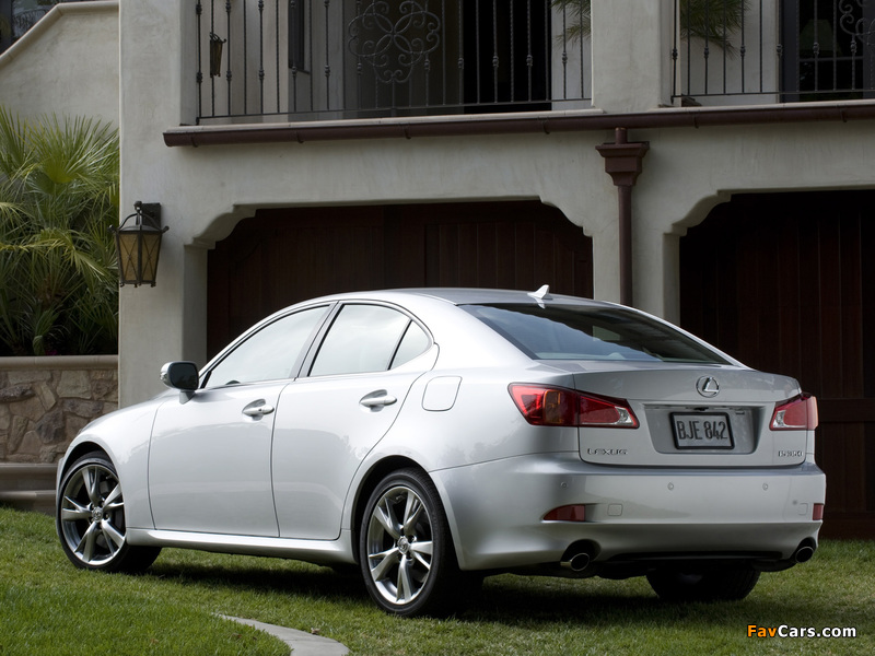 Lexus IS 350 (XE20) 2008–10 wallpapers (800 x 600)