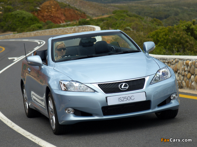 Lexus IS 250C ZA-spec (XE20) 2009–11 images (640 x 480)