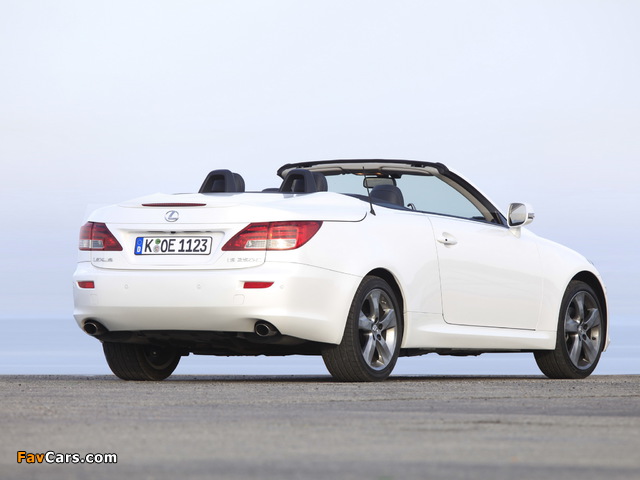 Lexus IS 250C EU-spec (XE20) 2009–10 images (640 x 480)
