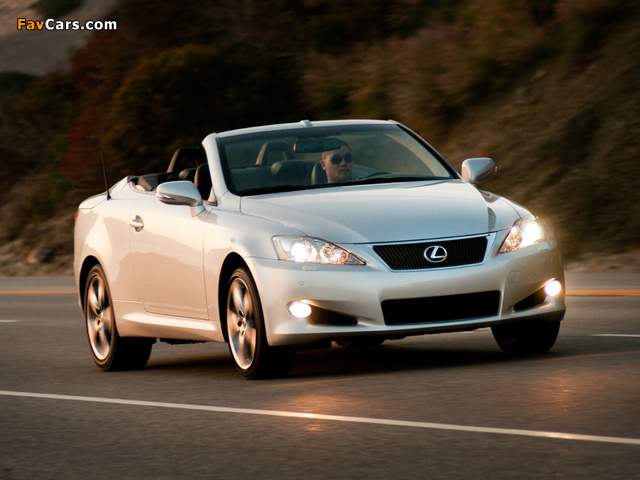 Lexus IS 350C (XE20) 2009 images (640 x 480)