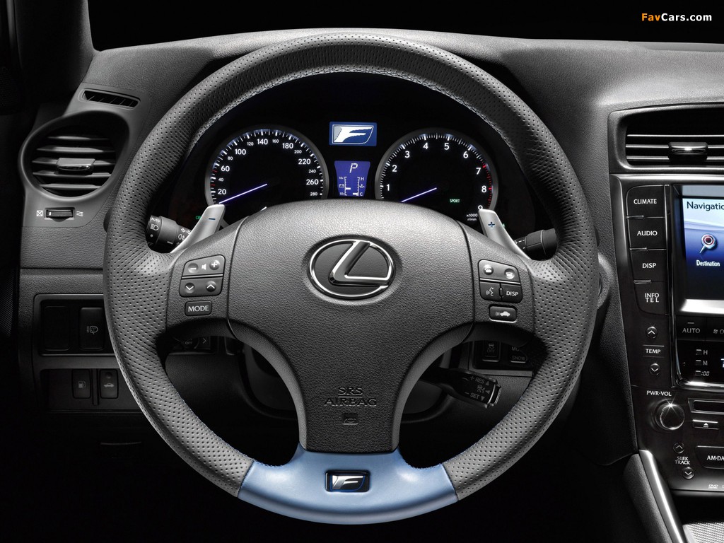 Lexus IS 350 F-Sport (XE20) 2009–10 images (1024 x 768)