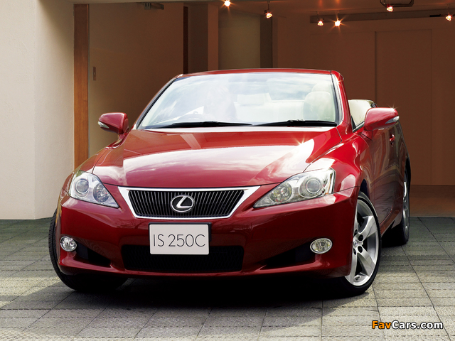 Lexus IS 250C JP-spec (XE20) 2009–11 photos (640 x 480)