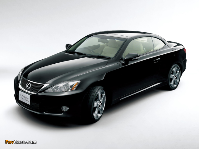 Lexus IS 250C JP-spec (XE20) 2009–11 photos (640 x 480)