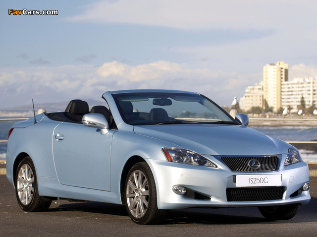 Lexus IS 250C ZA-spec (XE20) 2009–11 pictures (640 x 480)