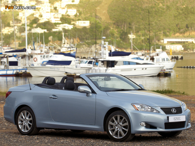 Lexus IS 250C ZA-spec (XE20) 2009–11 wallpapers (640 x 480)