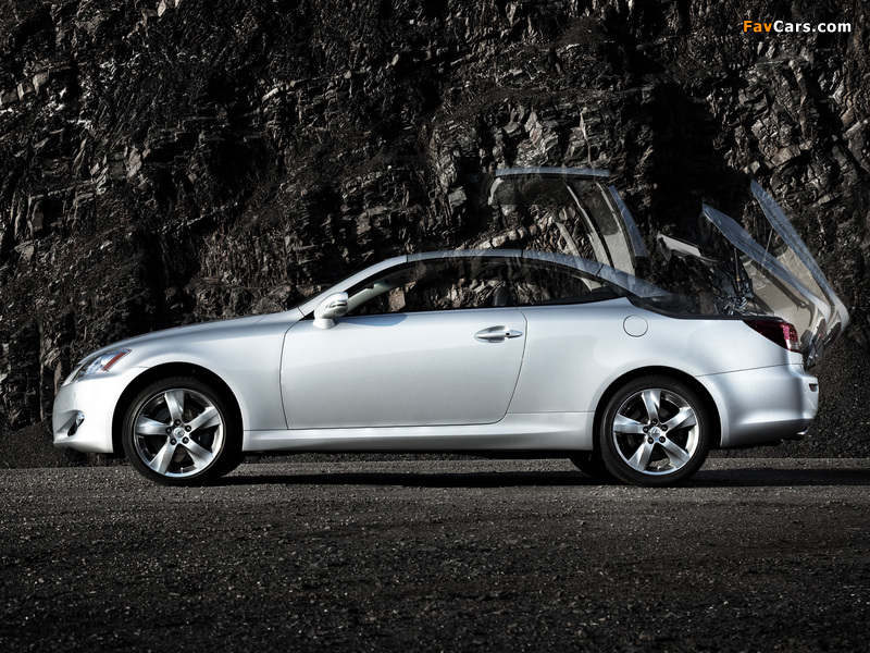 Lexus IS 350C (XE20) 2009–10 wallpapers (800 x 600)