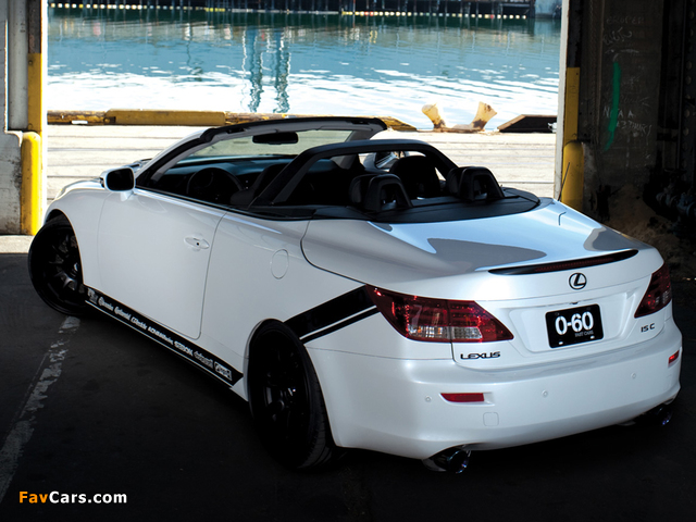 Lexus IS 350C by 0-60 Magazine and Design Craft Fabrication (XE20) 2009 wallpapers (640 x 480)