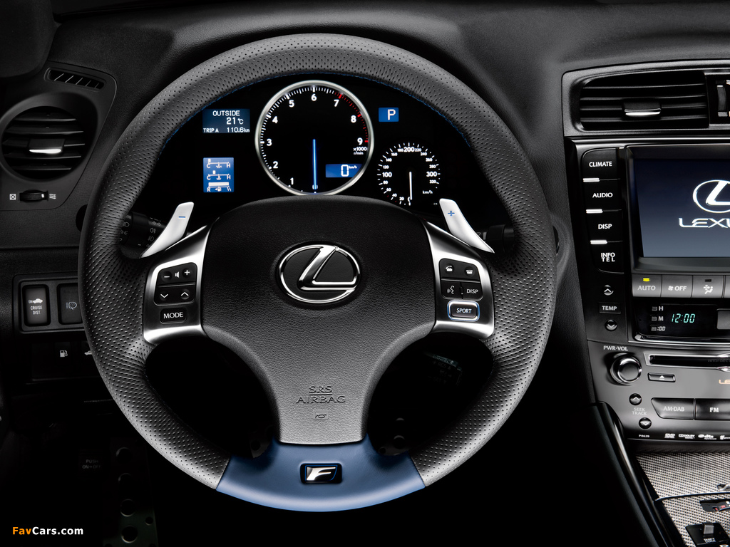 Lexus IS F EU-spec (XE20) 2010–13 images (1024 x 768)
