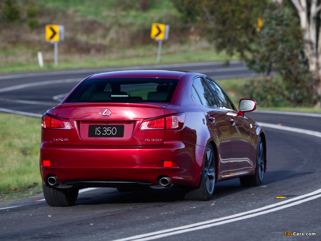 Lexus IS 350 F-Sport AU-spec (XE20) 2010–13 photos (1024 x 768)