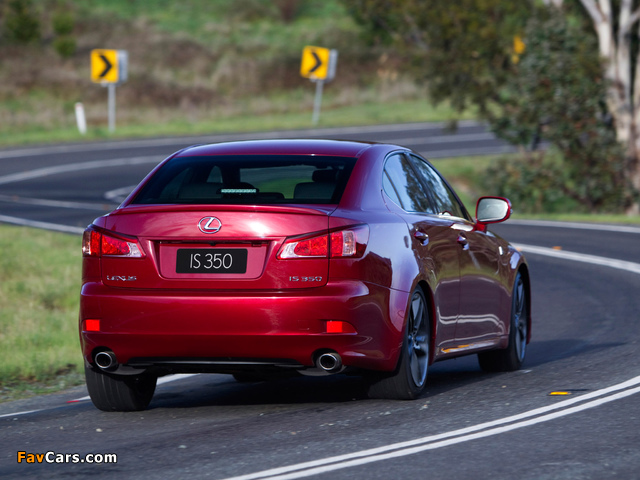 Lexus IS 350 F-Sport AU-spec (XE20) 2010–13 photos (640 x 480)