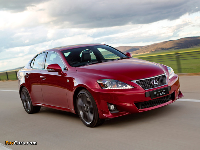 Lexus IS 350 F-Sport AU-spec (XE20) 2010–13 photos (640 x 480)