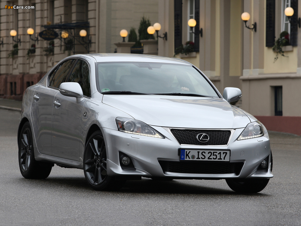 Lexus IS 220d F-Sport EU-spec (XE20) 2010–13 photos (1024 x 768)