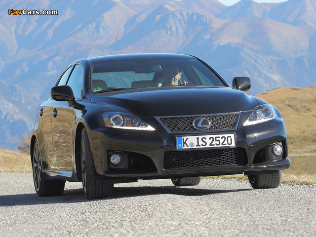 Lexus IS F EU-spec (XE20) 2010–13 pictures (640 x 480)